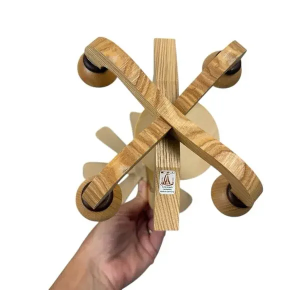 German Christmas Candle Pyramid Wood Windmill Choir Hand Made - Picture 10 of 10